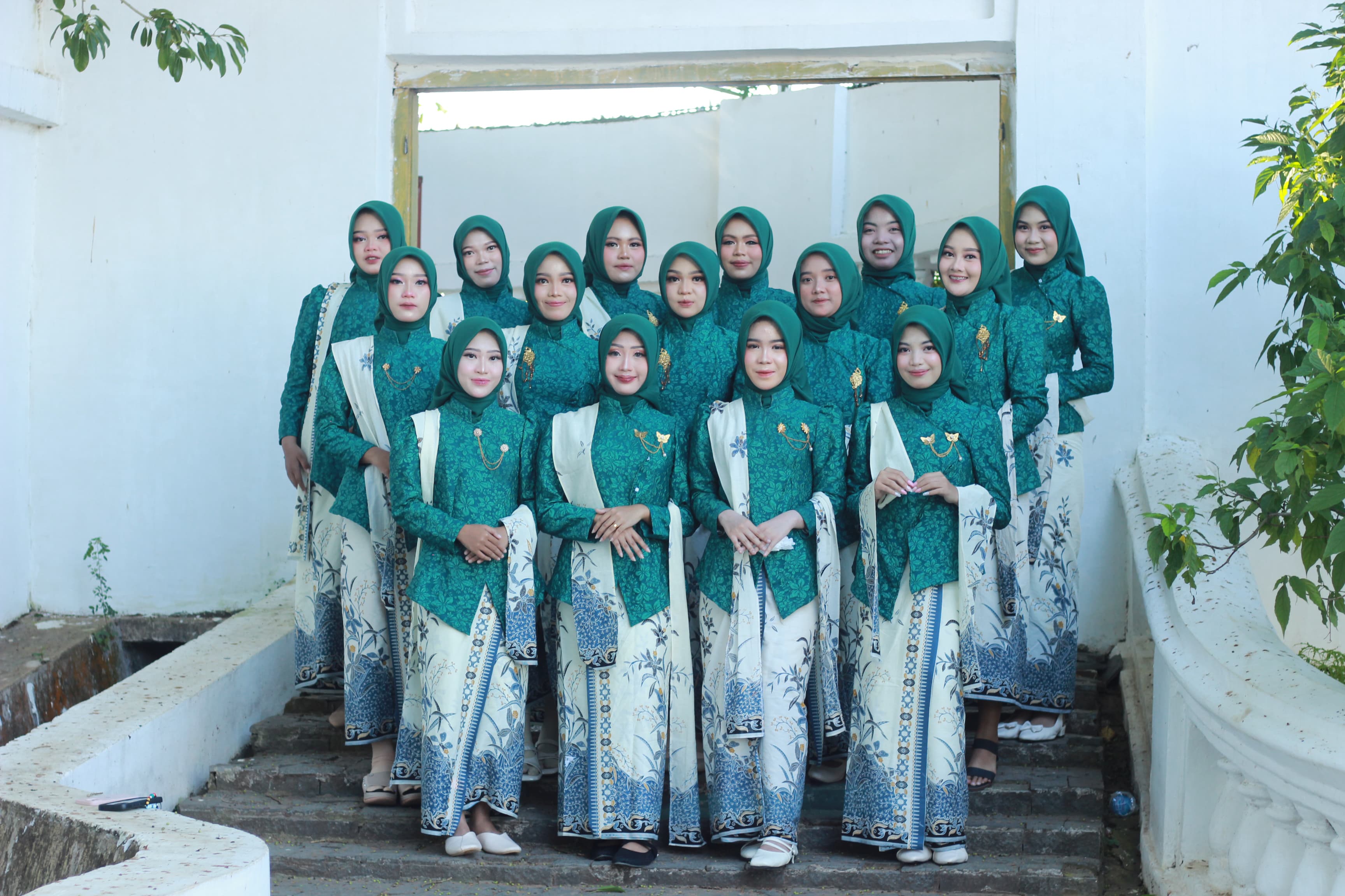 Kebaya Janggan Warna Emerald Green